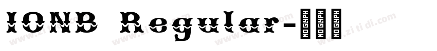 IONB Regular字体转换